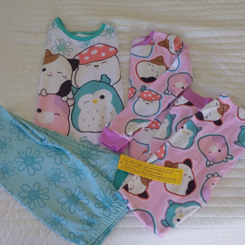 Squishmallow Pajamas Size 8